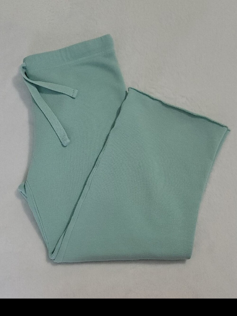 Frank & Eileen Mint Green Lounge Pants Wide-Leg Drawstring Pants